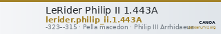 LeRider Philip II 1.443A — CANOA