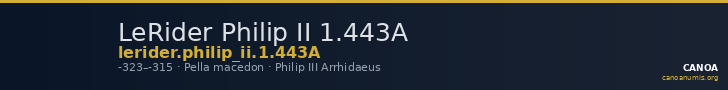 LeRider Philip II 1.443A — CANOA