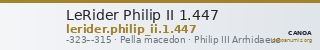 LeRider Philip II 1.447 — CANOA