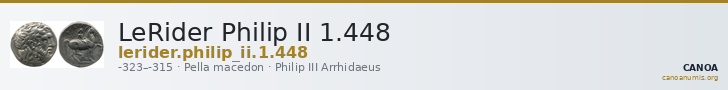 LeRider Philip II 1.448 — CANOA