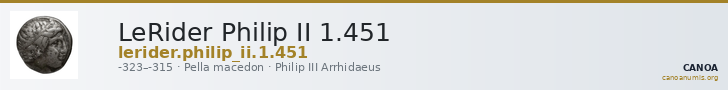 LeRider Philip II 1.451 — CANOA