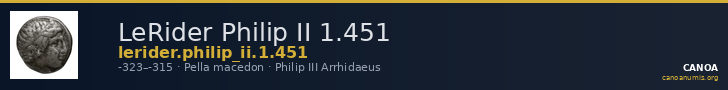 LeRider Philip II 1.451 — CANOA