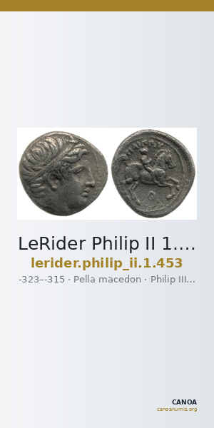 LeRider Philip II 1.453 — CANOA