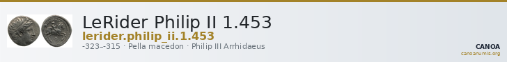 LeRider Philip II 1.453 — CANOA