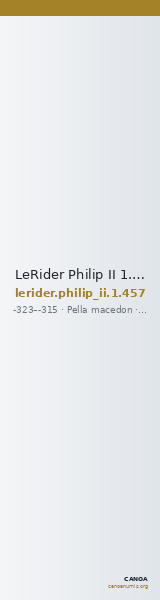 LeRider Philip II 1.457 — CANOA