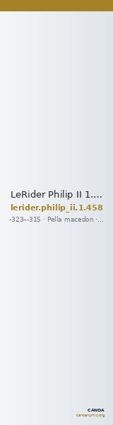 LeRider Philip II 1.458 — CANOA