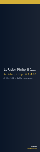 LeRider Philip II 1.458 — CANOA