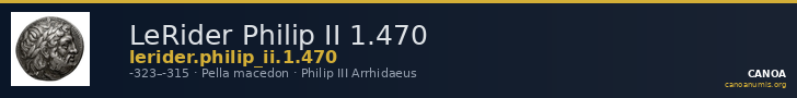 LeRider Philip II 1.470 — CANOA
