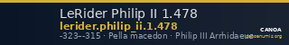 LeRider Philip II 1.478 — CANOA