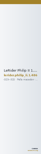 LeRider Philip II 1.486 — CANOA