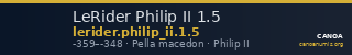 LeRider Philip II 1.5 — CANOA