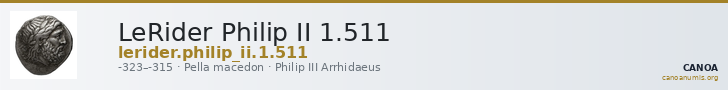 LeRider Philip II 1.511 — CANOA