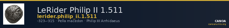 LeRider Philip II 1.511 — CANOA
