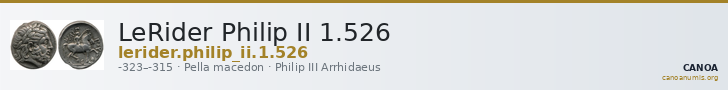 LeRider Philip II 1.526 — CANOA