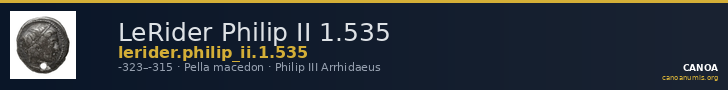 LeRider Philip II 1.535 — CANOA