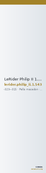 LeRider Philip II 1.543 — CANOA