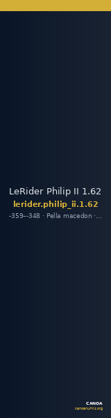 LeRider Philip II 1.62 — CANOA