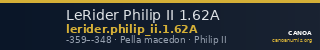 LeRider Philip II 1.62A — CANOA