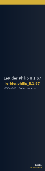 LeRider Philip II 1.67 — CANOA