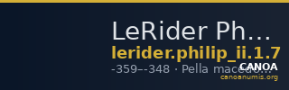 LeRider Philip II 1.7 — CANOA