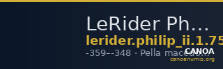LeRider Philip II 1.75 — CANOA