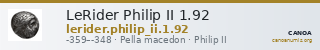 LeRider Philip II 1.92 — CANOA
