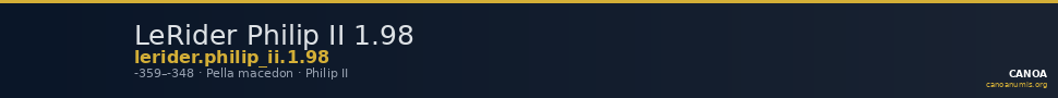 LeRider Philip II 1.98 — CANOA