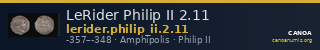 LeRider Philip II 2.11 — CANOA