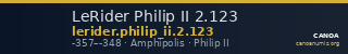 LeRider Philip II 2.123 — CANOA
