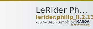 LeRider Philip II 2.137 — CANOA