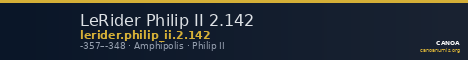 LeRider Philip II 2.142 — CANOA