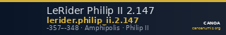 LeRider Philip II 2.147 — CANOA