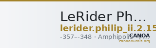 LeRider Philip II 2.155 — CANOA