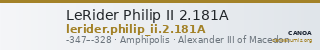 LeRider Philip II 2.181A — CANOA