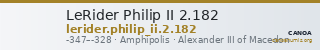 LeRider Philip II 2.182 — CANOA