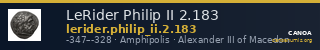 LeRider Philip II 2.183 — CANOA