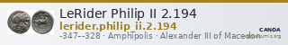 LeRider Philip II 2.194 — CANOA