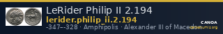 LeRider Philip II 2.194 — CANOA