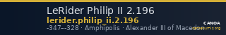 LeRider Philip II 2.196 — CANOA