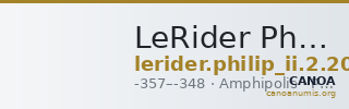 LeRider Philip II 2.20 — CANOA
