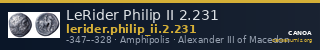 LeRider Philip II 2.231 — CANOA