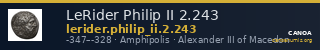 LeRider Philip II 2.243 — CANOA