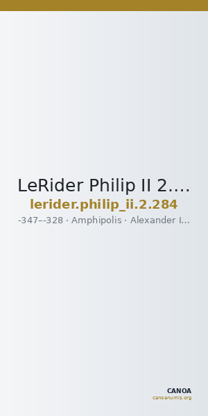 LeRider Philip II 2.284 — CANOA