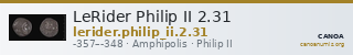 LeRider Philip II 2.31 — CANOA