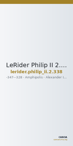 LeRider Philip II 2.338 — CANOA