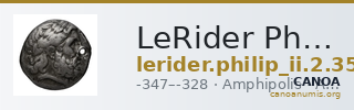 LeRider Philip II 2.357 — CANOA