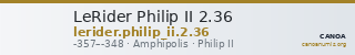 LeRider Philip II 2.36 — CANOA