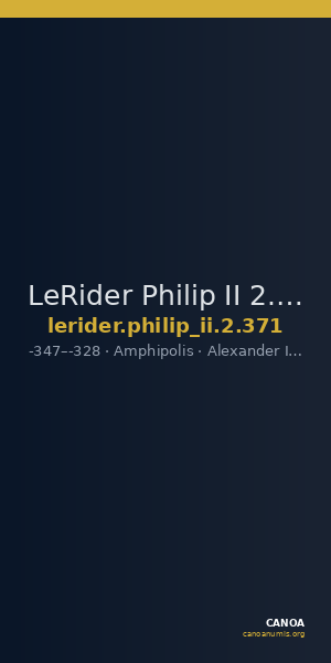 LeRider Philip II 2.371 — CANOA