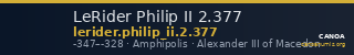 LeRider Philip II 2.377 — CANOA