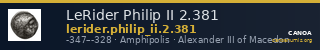 LeRider Philip II 2.381 — CANOA